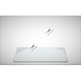 DOOA Glass Cover for System Terra 30 (w282xh95mm)