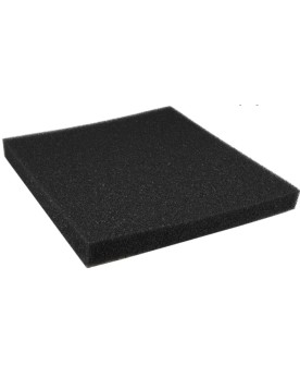 Mousse de Filtration Noire - 25x25x2.5cm - 30ppi