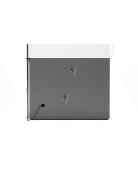 Ada Wood Cabinet 120 Metalic Silver