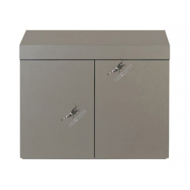 Ada Wood Cabinet 120 Metalic Silver