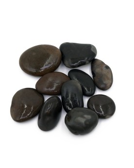 Galet de riviere noir vendu au kilo