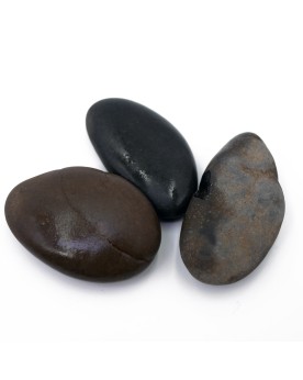 Galet de riviere noir vendu au kilo