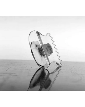 Fixations ventouse transparentes lot de 4