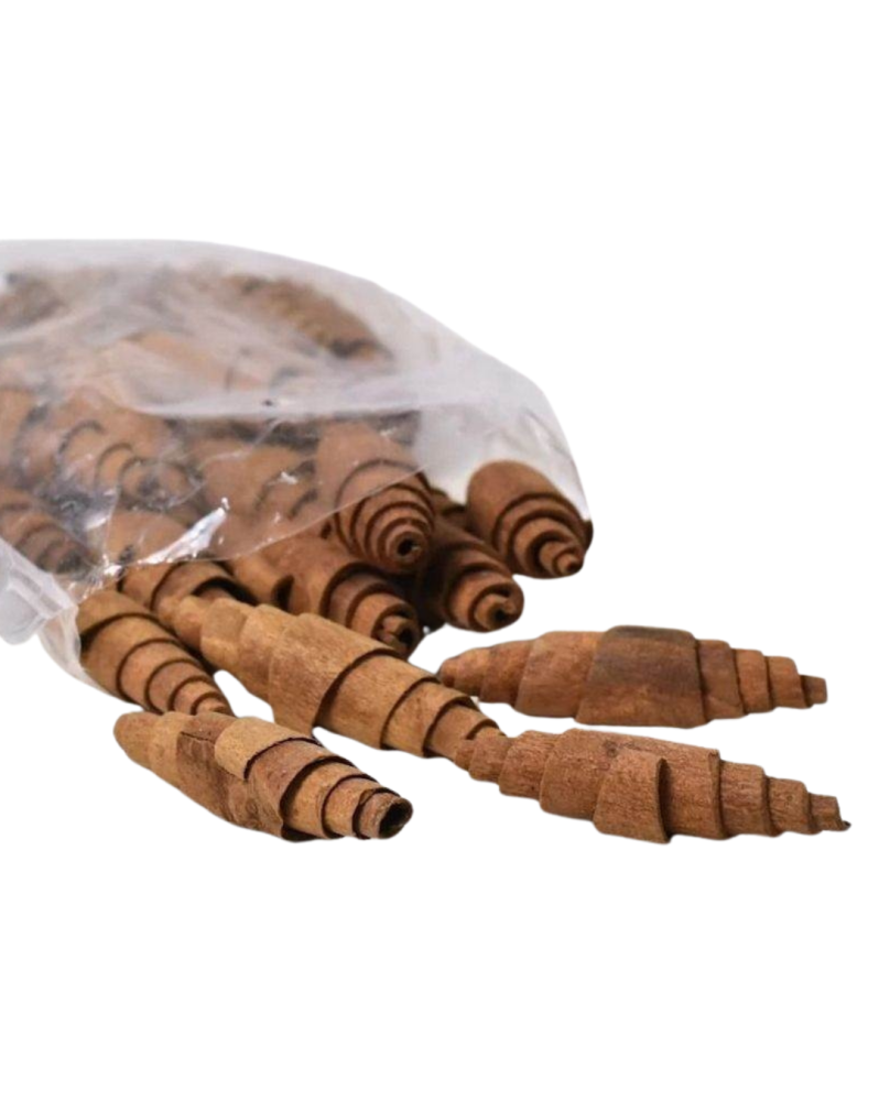 Croissants de cannelle 6cm pour aquarium decor naturel