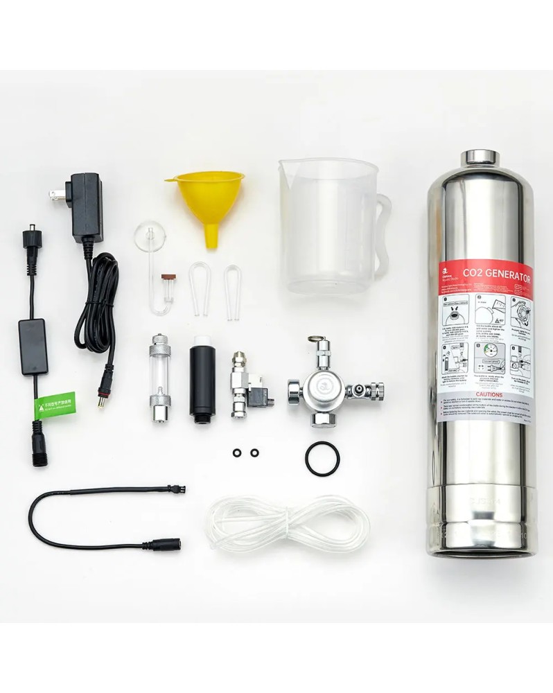 Kit CO2 Chihiros bouteille INOX 2.5L avec accessoires