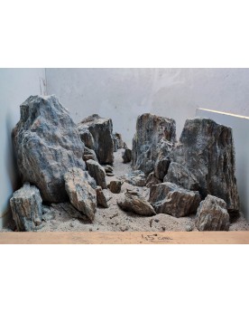 Hardscape Sur Photo - HS6 Composition à base de pierres Glimmer Woo...