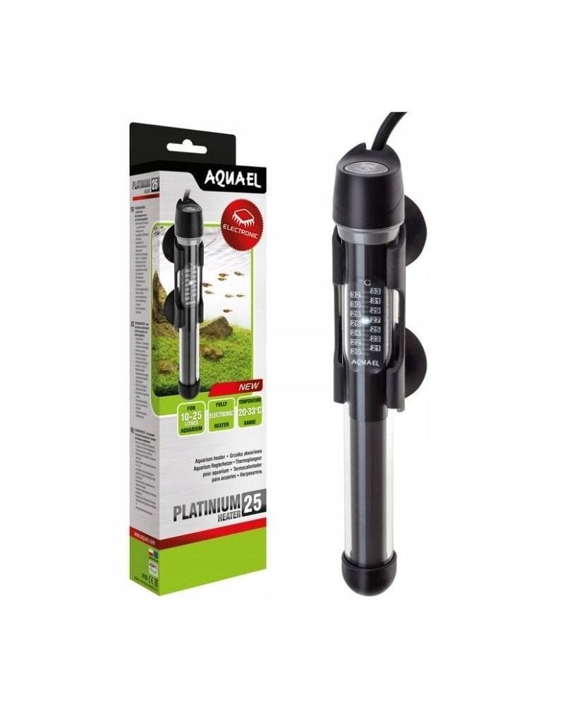 Aquael Platinium Heater 25w Platinum Heater est un chauffage, qui e... Aquael Platinium Heater 25w Platinum Heater est un chauffage, qui e...