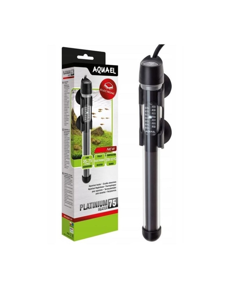 Aquael - Platinium Heater 75w Platinum Heater 75W est un chauffage ... Aquael - Platinium Heater 75w Platinum Heater 75W est un chauffage ...