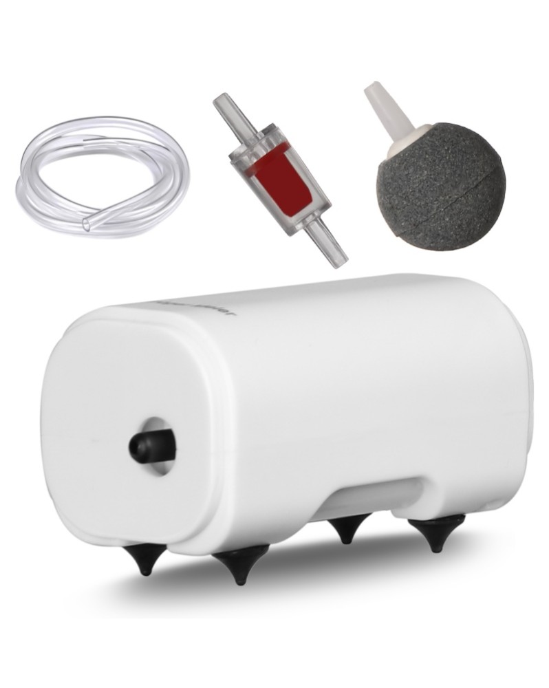 Pompe à Air WB-180 - 180l/h Pompe à air silencieuse, kit tout en un... Pompe à Air WB-180 - 180l/h Pompe à air silencieuse, kit tout en un...