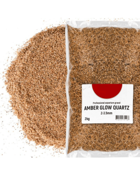 Sable Amber Glow - 2-2.3mm - 2kg Magnifique gravier de quartz de te...