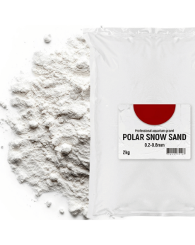 Sable Polar Sand - 0.2-08mm - 2kg Le sable de neige polaire 0,2–0,8...