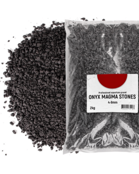 Black Lava Onyx Magma 4-8mm - 2kg Les pierres de magma Onyx 4–8 mm ...
