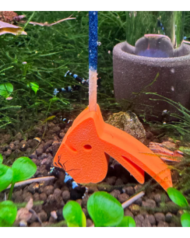 SHRIMPYS - Support à Lollies Orange Porte Lollies en forme de creve...