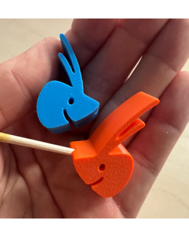 SHRIMPYS - Support à Lollies Orange Porte Lollies en forme de creve...