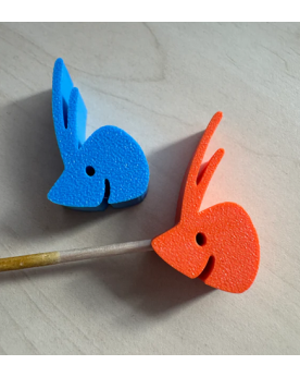 SHRIMPYS - Support à Lollies Bleu Porte Lollies en forme de crevett...