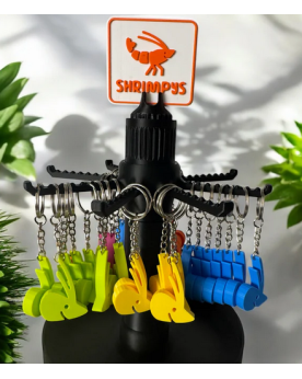 SHRIMPYS - Porte Clé Crevette Orange Nos porte-clés SHRIMPYS sont l...