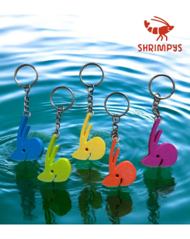SHRIMPYS - Porte Clé Crevette Jaune Nos porte-clés SHRIMPYS sont le...