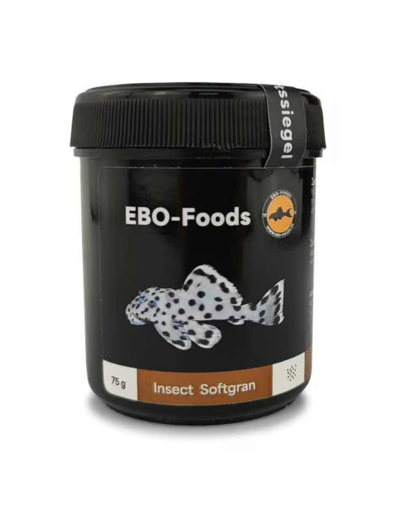 Ebo-Foods - Insect Softgran - 1mm - 75g Nourriture pour poissons EB... Ebo-Foods - Insect Softgran - 1mm - 75g Nourriture pour poissons EB...