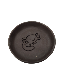 Aquakeramik - Coupelle de Nourrissage Axolotl Sleepy - 14cm Coupell...