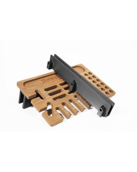 ShrimpPuddle - All in One Tool Holder - Dark Walnut Support ALL IN ...