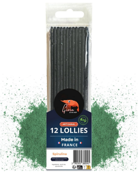 Gioia Shrimp - 12 Lollies Spiruline Bio Lollies Spiruline BIO. Paqu...