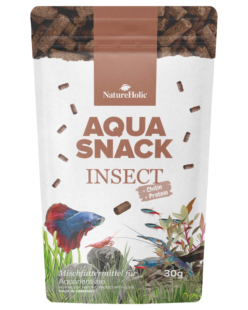 NaturHolic - Aqua Snack - Insect Sticks - 30g Ces bâtonnets d'insec... NaturHolic - Aqua Snack - Insect Sticks - 30g Ces bâtonnets d'insec...