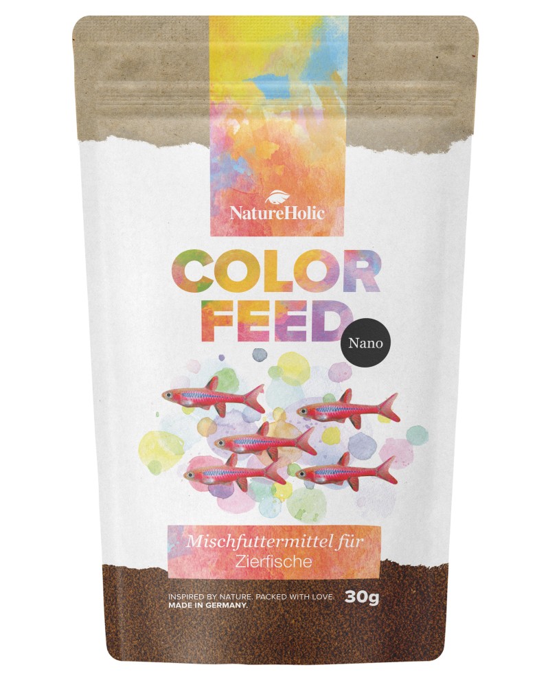 NaturHolic - Nano Color Feed - 30g L'aliment NatureHolic Nano Color...