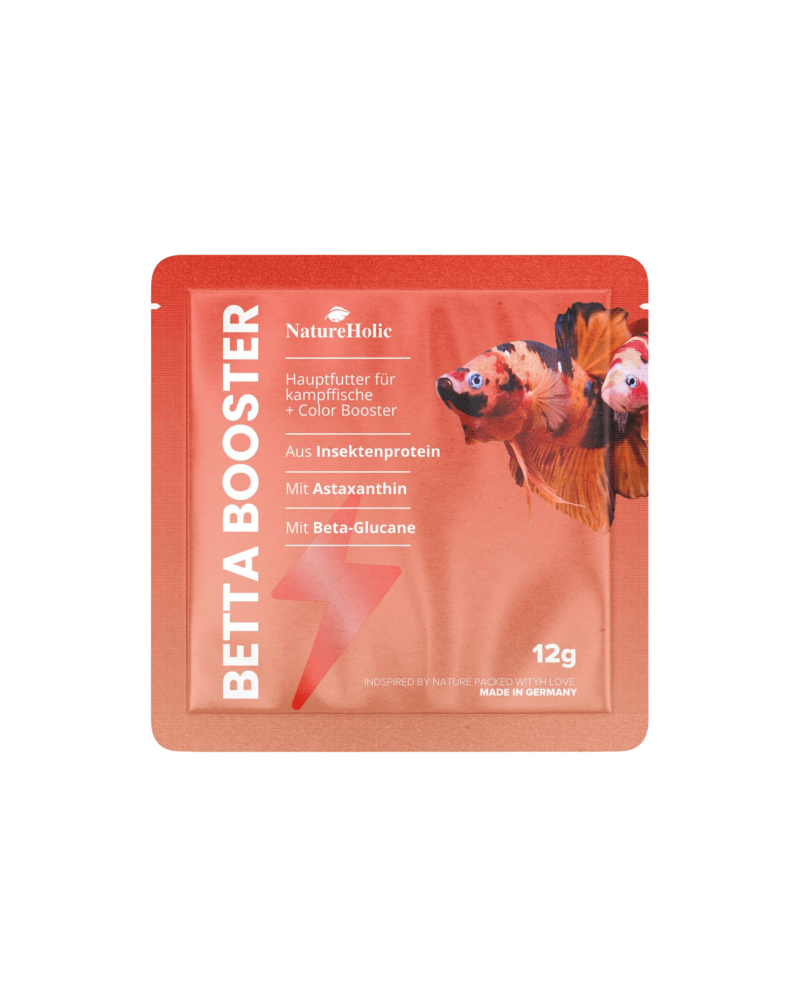 NatureHolic Betta Booster - granulés 1 mm, couleurs intenses