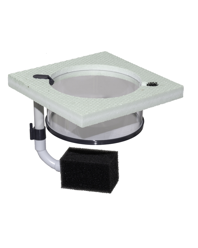 Breeding Box Flottante Carré - 150mm avec Filtration Anneau d'éleva... Breeding Box Flottante Carré - 150mm avec Filtration Anneau d'éleva...