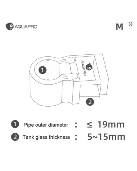Aquapro - Mini Separable Pipe Holder M  Supports de cannes Aquapro ...