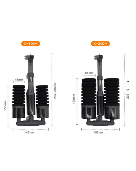 Qanvee X-100A - Exhausteur à Compartiment +  Les Filtres Exhausteurs
