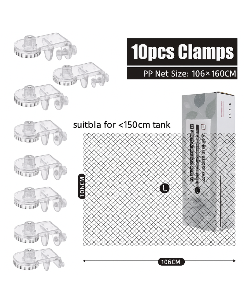 Anti Jump Net - Kit L (Max 106x160cm) Filet de protection, anti sau... Anti Jump Net - Kit L (Max 106x160cm) Filet de protection, anti sau...