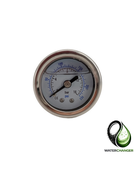 Manomètre 0-16 Bars - lecture claire