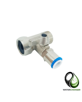 Connecteur Arrivée D'eau Metal 1/2F x 3/8 (quick + robinet) x