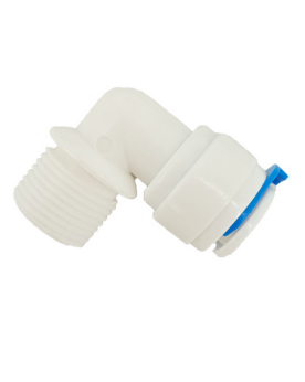 Raccord en L filete 3 8 pour pompe booster et tuyau 1 4