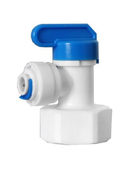 Raccord arrivee eau 3/4 pour tuyau 3/8 avec robinet