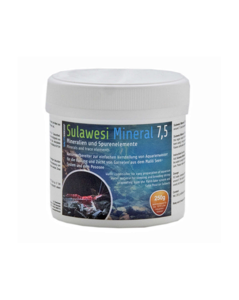 Mineraux Sulawesi 7,5 crevettes - remineralise eau osmotisee
