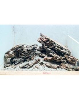Hardscape HS1 pour aquarium 60-62 cm facade - Ohko stones