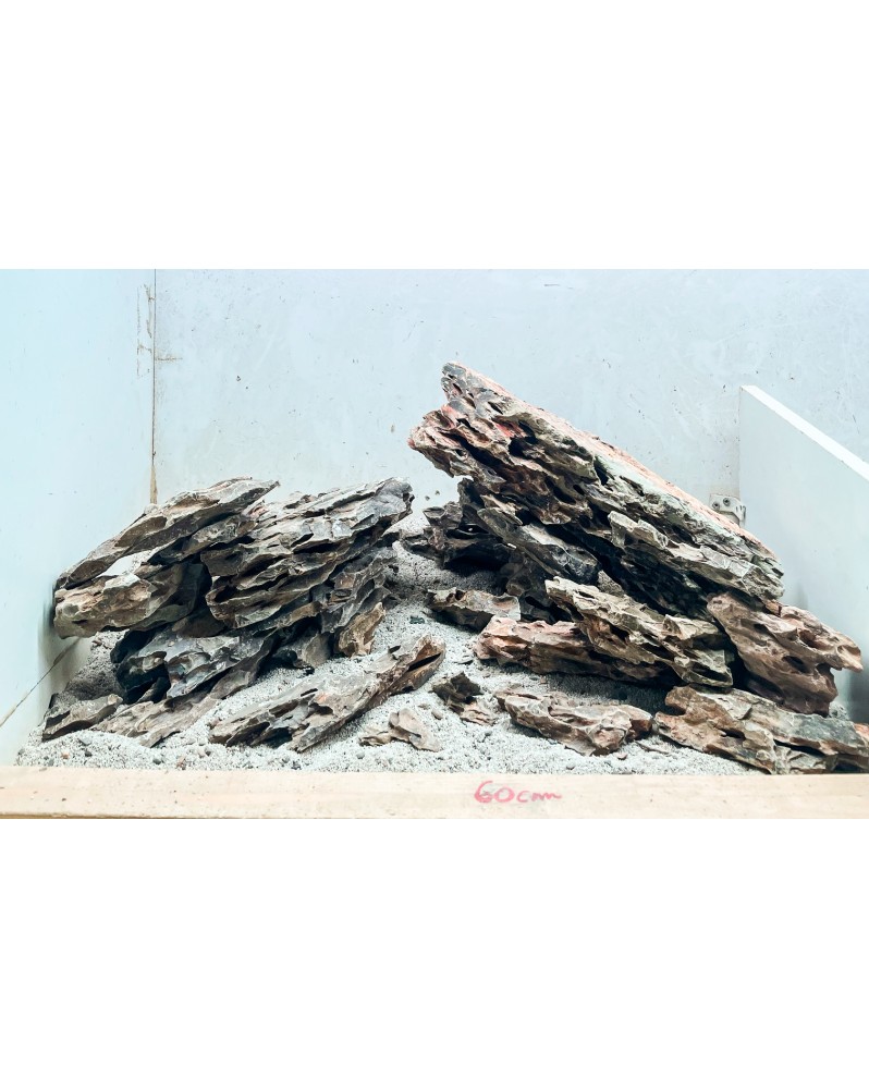 Hardscape HS1 pour aquarium 60-62 cm facade - Ohko stones