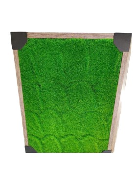 Cadre imitation bois et mousse artificielle 80x40 cm