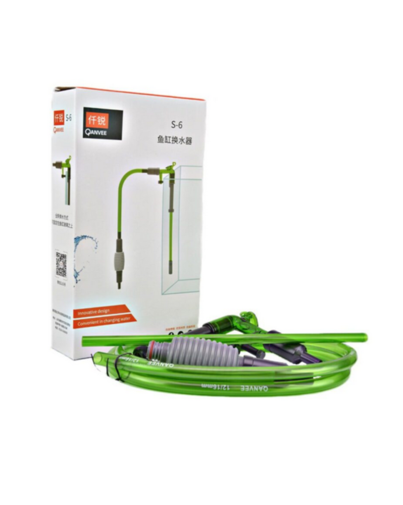 Qanvee Water Exchanger S6 - siphon et nettoyeur de gravier