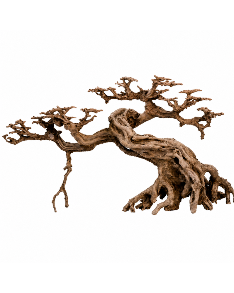 Bonsai en ceramique realiste 56x34x15 cm pour aquarium