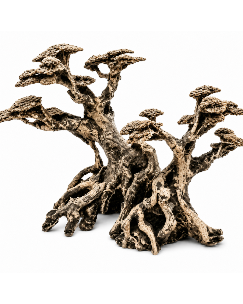Forest Bonsai 26x46x14cm - Set de 2 pour aquarium