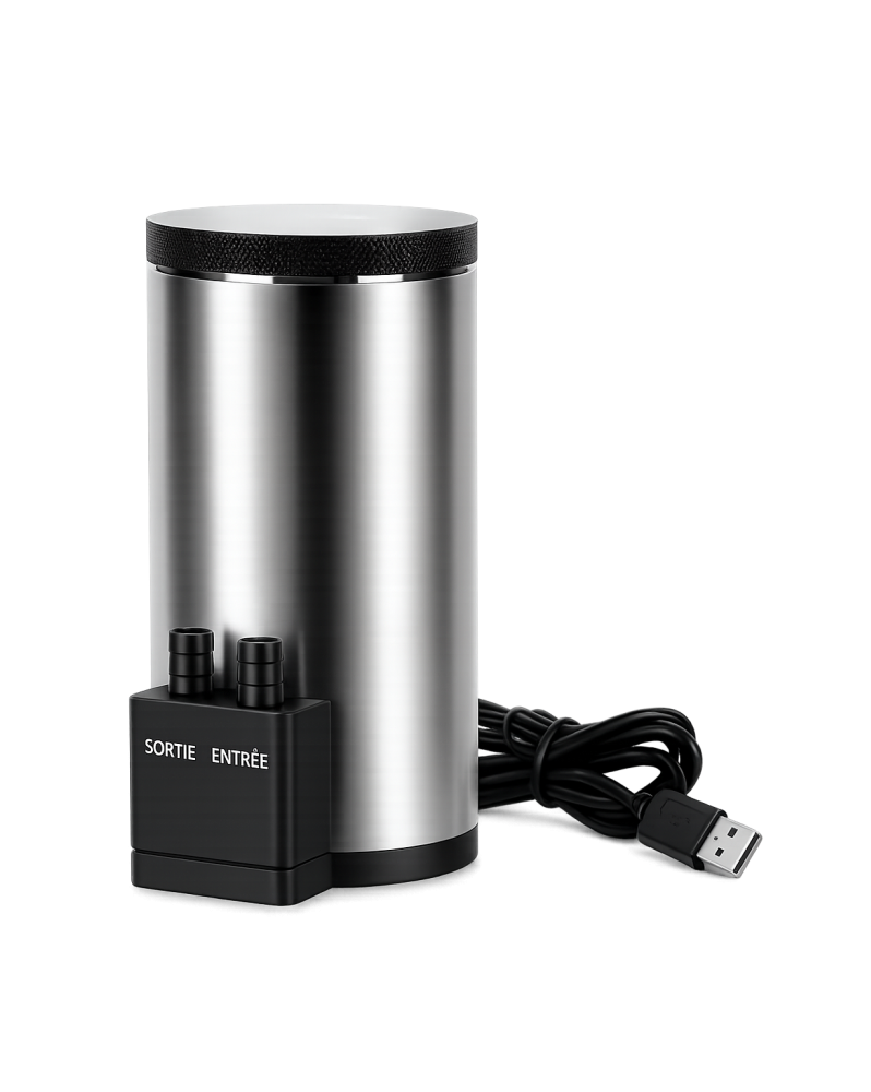 Filtre externe inox SS304 USB pompe silencieuse compact