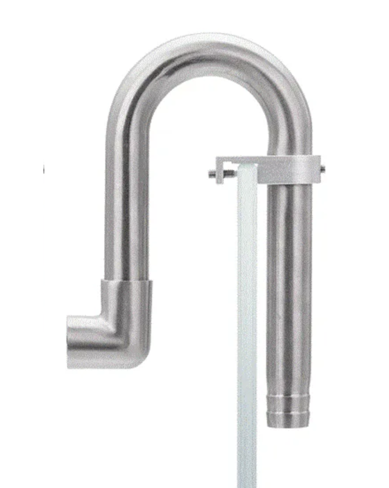 Aquapro Mini Outflow Pro Inox 16 mm canne de rejet pour aquarium