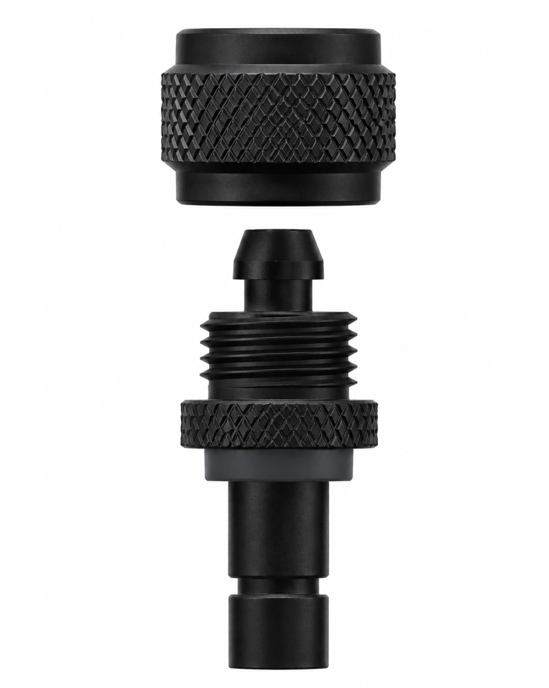 Aquapro adaptateur CO2 male filete vers tuyau 4x6mm