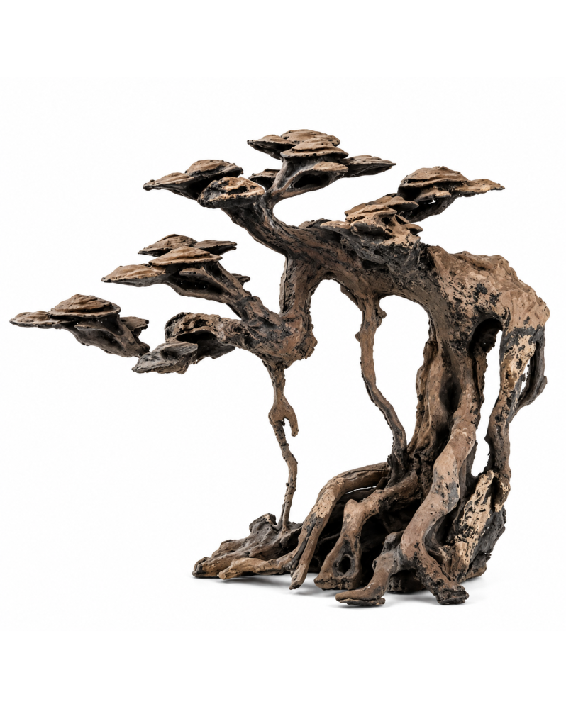 Piaozhi Bonsai aquarium 40x33x16 cm, ceramique realiste