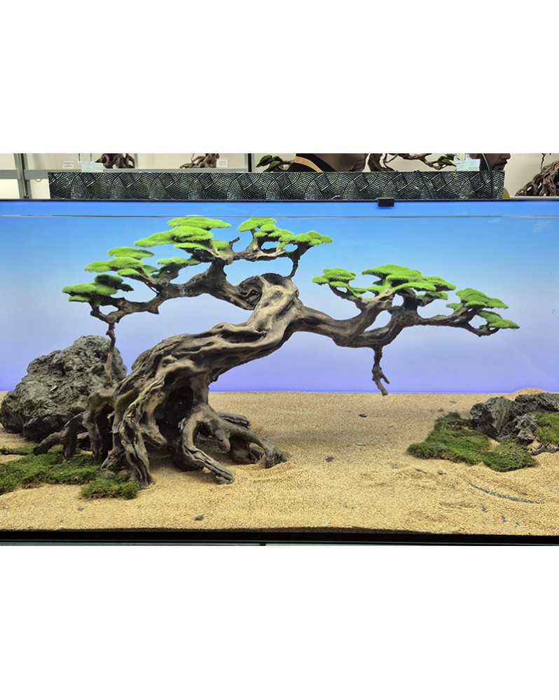Piaozhi Bonsai resine 34x19x12 cm - inerte mousse non incluse