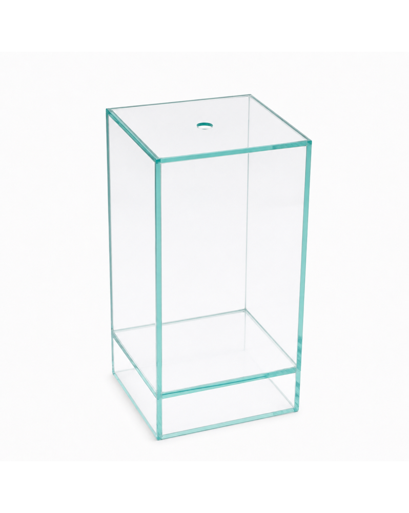 Aquarium Air By Skaii 15x15x25cm ultra clear surélévé 3cm vue générale