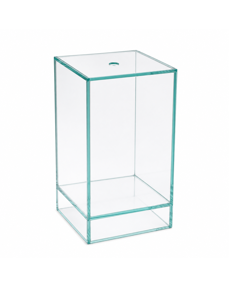 Aquarium Air By Skaii 20x20x30cm ultra clear surélévé 3cm vue générale